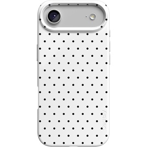 image:imageCasely iPhone 17 Air Case  On the Dot  White Polka Dot  Compatible with MagSafe  Classic Ultra Slim Design