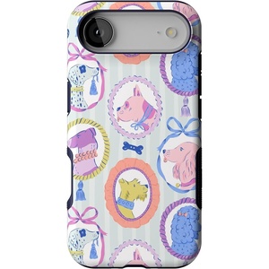 image:imageCasely iPhone 17 Air Case  Reality Check  Periwinkle  Bold Protective Design  Compatible with MagSafeChateau Pups  French Dog