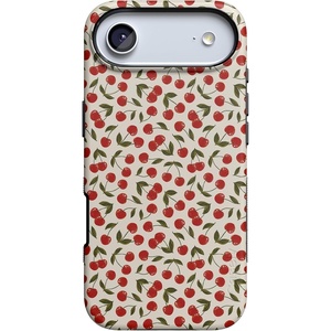 image:imageCasely iPhone 17 Air Case  Reality Check  Periwinkle  Bold Protective Design  Compatible with MagSafeCherry on Top  Red Cherries