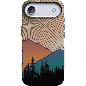 image:imageCasely iPhone 17 Air Case  Reality Check  Periwinkle  Bold Protective Design  Compatible with MagSafeGolden Hour  Mountain Sunset