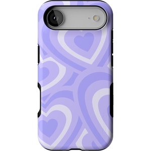 image:imageCasely iPhone 17 Air Case  Reality Check  Periwinkle  Bold Protective Design  Compatible with MagSafeLove Song  Lavender Heart