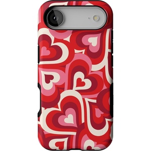 image:imageCasely iPhone 17 Air Case  Reality Check  Periwinkle  Bold Protective Design  Compatible with MagSafeLove Song Remix  Ombre Hearts