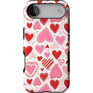 image:imageCasely iPhone 17 Air Case  Reality Check  Periwinkle  Bold Protective Design  Compatible with MagSafeLove Struck  Heart Stickers