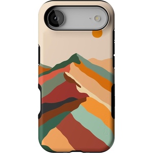 image:imageCasely iPhone 17 Air Case  Reality Check  Periwinkle  Bold Protective Design  Compatible with MagSafeMagic Mountain  Colorblock