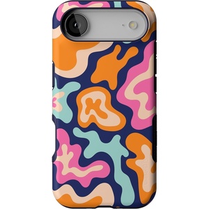image:imageCasely iPhone 17 Air Case  Reality Check  Periwinkle  Bold Protective Design  Compatible with MagSafeMidnight Color Splash  Abstract Retro