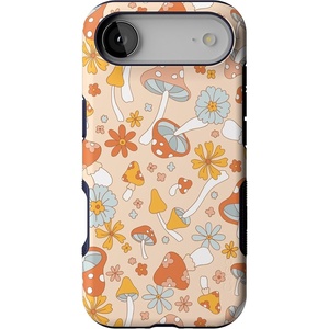 image:imageCasely iPhone 17 Air Case  Reality Check  Periwinkle  Bold Protective Design  Compatible with MagSafeMushroom Magic  Retro Floral