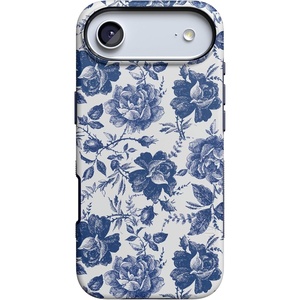 image:imageCasely iPhone 17 Air Case  Reality Check  Periwinkle  Bold Protective Design  Compatible with MagSafeRose to Fame  Blue  White Rose Floral