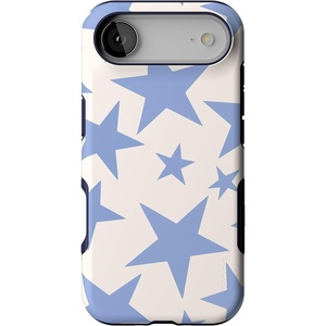 image:imageCasely iPhone 17 Air Case  Reality Check  Periwinkle  Bold Protective Design  Compatible with MagSafeStars Align  Blue  White Stars