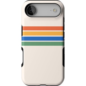 image:imageCasely iPhone 17 Air Case  Reality Check  Periwinkle  Bold Protective Design  Compatible with MagSafeTotally Groovy  Rainbow Stripes Color Block