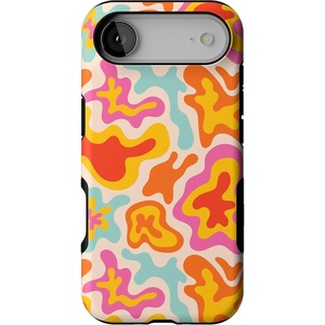 image:imageCasely iPhone 17 Air Case  Reality Check  Periwinkle  Bold Protective Design  Compatible with MagSafeTropical Color Splash  Abstract Retro