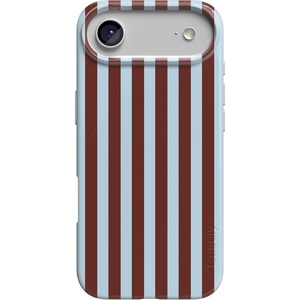 image:imageCasely iPhone 17 Air Case  Sunday in Brooklyn  Chocolate Blue Stripes  Compatible with MagSafe  Classic Ultra Slim Design