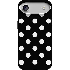 image:imageCasely iPhone 17 Air Case  The Boyfriend Collection  Mallard amp Co  Compatible with MagSafe  Classic Ultra Slim DesignHigh Contrast  Black Polka Dot
