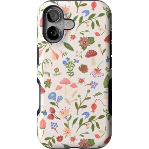 image:imageCasely iPhone 17 Case  Shell Shocked  Tortoise Print  Bold Protective Design  Compatible with MagSafeGarden Party  Mushroom Floral