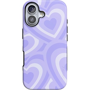 image:imageCasely iPhone 17 Case  Shell Shocked  Tortoise Print  Bold Protective Design  Compatible with MagSafeLove Song  Lavender Heart
