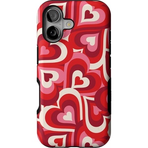 image:imageCasely iPhone 17 Case  Shell Shocked  Tortoise Print  Bold Protective Design  Compatible with MagSafeLove Song Remix  Ombre Hearts