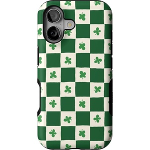 image:imageCasely iPhone 17 Case  Shell Shocked  Tortoise Print  Bold Protective Design  Compatible with MagSafeLucky You  Shamrock