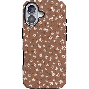image:imageCasely iPhone 17 Case  Shell Shocked  Tortoise Print  Bold Protective Design  Compatible with MagSafeMocha Meadow  Tiny Flowers