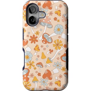 image:imageCasely iPhone 17 Case  Shell Shocked  Tortoise Print  Bold Protective Design  Compatible with MagSafeMushroom Magic  Retro Floral