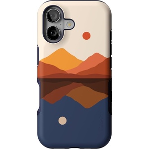 image:imageCasely iPhone 17 Case  Shell Shocked  Tortoise Print  Bold Protective Design  Compatible with MagSafeOpposites Attract  Day  Night Mountains