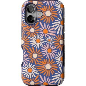 image:imageCasely iPhone 17 Case  Shell Shocked  Tortoise Print  Bold Protective Design  Compatible with MagSafeSpring Forward  Daisy Floral