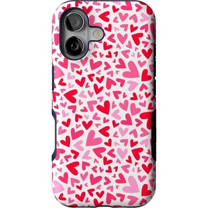 image:imageCasely iPhone 17 Case  Shell Shocked  Tortoise Print  Bold Protective Design  Compatible with MagSafeXOXO  Candy Hearts