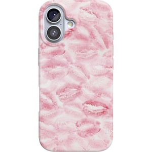 image:imageCasely iPhone 17 Case  Van Gogh  Almond Blossom Floral  Compatible with MagSafe  Classic Ultra Thin DesignSealed with a Kiss  Pink Lipstick