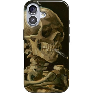 image:imageCasely iPhone 17 Case  Van Gogh  Almond Blossom Floral  Compatible with MagSafe  Classic Ultra Thin DesignVan Gogh  Skull of a Skeleton with Burning Cig