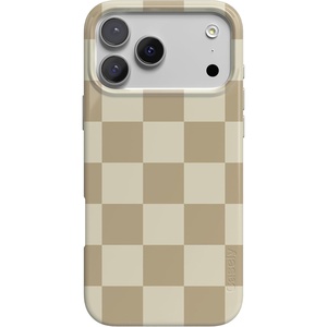 image:imageCasely iPhone 17 Pro Case  Cowgirl Envy  Cow Print  Compatible with MagSafe  Classic Ultra Slim DesignFit Check  Neutral Checkerboard