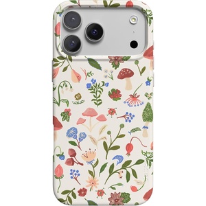 image:imageCasely iPhone 17 Pro Case  Cowgirl Envy  Cow Print  Compatible with MagSafe  Classic Ultra Slim DesignGarden Party  Mushroom Floral