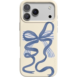 image:imageCasely iPhone 17 Pro Case  Cowgirl Envy  Cow Print  Compatible with MagSafe  Classic Ultra Slim DesignHeartstrings  Blue Bow