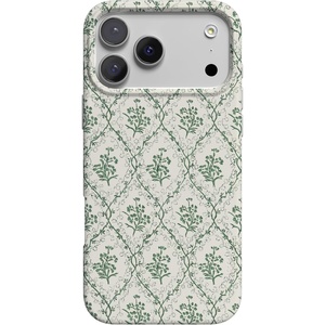 image:imageCasely iPhone 17 Pro Case  Cowgirl Envy  Cow Print  Compatible with MagSafe  Classic Ultra Slim DesignSage Tapestry  Floral Vines