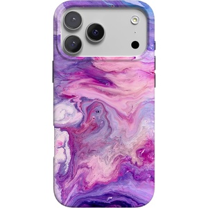 image:imageCasely iPhone 17 Pro Case  Cowgirl Envy  Cow Print  Compatible with MagSafe  Classic Ultra Slim DesignTie Dying Over You  Purple Marble