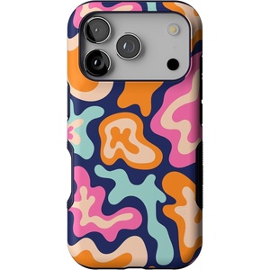 image:imageCasely iPhone 17 Pro Case  Extra Dirty Please  Fun on Weekdays  Bold Protective Design  Compatible with MagSafeMidnight Color Splash  Abstract Retro