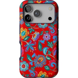 image:imageCasely iPhone 17 Pro Case  Extra Dirty Please  Fun on Weekdays  Bold Protective Design  Compatible with MagSafePainted Flowers  Frida Kahlo Floral