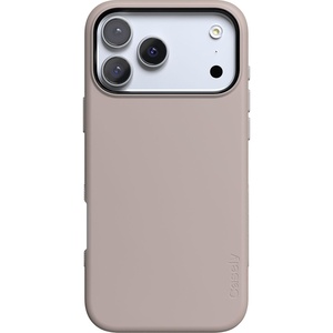 image:imageCasely iPhone 17 Pro Case  Extra Dirty Please  Fun on Weekdays  Bold Protective Design  Compatible with MagSafeTaupe on Nude  Calm Beige