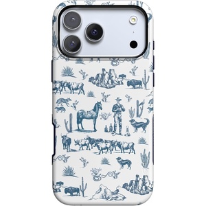image:imageCasely iPhone 17 Pro Case  Extra Dirty Please  Fun on Weekdays  Bold Protective Design  Compatible with MagSafeWild West Adventure  Blue Desert