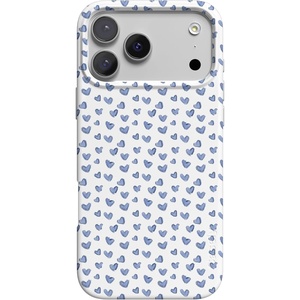 image:imageCasely iPhone 17 Pro Case  Lovebug  Blue Hearts  Compatible with MagSafe  Classic Ultra Slim Design