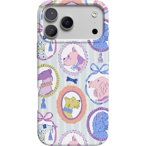 image:imageCasely iPhone 17 Pro Max Case  Daisy Daydream  Baby Blue Floral  Compatible with MagSafe  Classic Ultra Slim DesignChateau Pups  French Dog