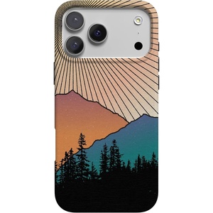 image:imageCasely iPhone 17 Pro Max Case  Daisy Daydream  Baby Blue Floral  Compatible with MagSafe  Classic Ultra Slim DesignGolden Hour  Mountain Sunset
