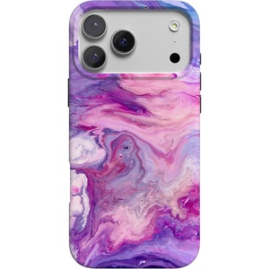 image:imageCasely iPhone 17 Pro Max Case  Daisy Daydream  Baby Blue Floral  Compatible with MagSafe  Classic Ultra Slim DesignTie Dying Over You  Purple Marble