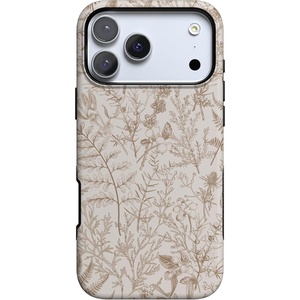 image:imageCasely iPhone 17 Pro Max Case  Reality Check  Periwinkle  Bold Protective Design  Compatible with MagSafeBeige Garden  Neutral Floral