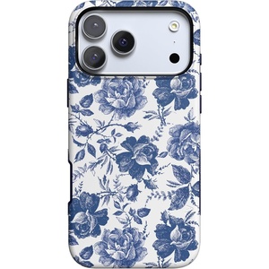 image:imageCasely iPhone 17 Pro Max Case  Reality Check  Periwinkle  Bold Protective Design  Compatible with MagSafeBlue  White Floral  Rose to Fame