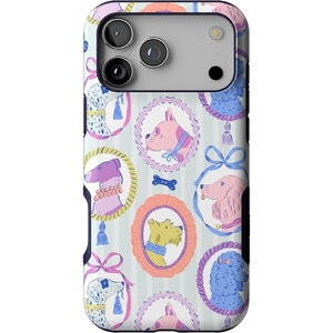 image:imageCasely iPhone 17 Pro Max Case  Reality Check  Periwinkle  Bold Protective Design  Compatible with MagSafeChateau Pups  French Dog