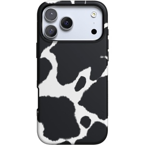 image:imageCasely iPhone 17 Pro Max Case  Reality Check  Periwinkle  Bold Protective Design  Compatible with MagSafeCurrent MOOd  Cow Print