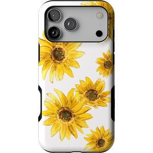 image:imageCasely iPhone 17 Pro Max Case  Reality Check  Periwinkle  Bold Protective Design  Compatible with MagSafeGolden Garden  Yellow Sunflower