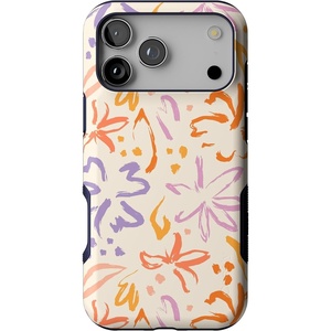 image:imageCasely iPhone 17 Pro Max Case  Reality Check  Periwinkle  Bold Protective Design  Compatible with MagSafeHibiscus Blooms  Hawaiian Floral