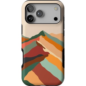 image:imageCasely iPhone 17 Pro Max Case  Reality Check  Periwinkle  Bold Protective Design  Compatible with MagSafeMagic Mountain  Colorblock