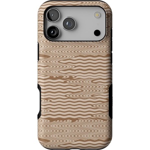 image:imageCasely iPhone 17 Pro Max Case  Reality Check  Periwinkle  Bold Protective Design  Compatible with MagSafeMocha Ripple  Brown Waves