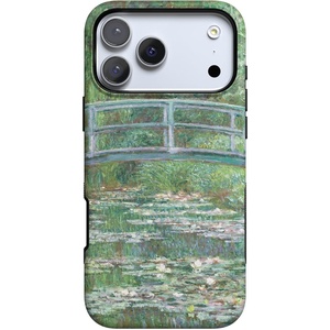 image:imageCasely iPhone 17 Pro Max Case  Reality Check  Periwinkle  Bold Protective Design  Compatible with MagSafeMonets Bridge  The Met Museum