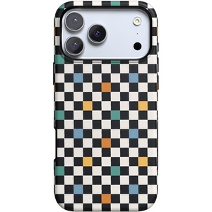 image:imageCasely iPhone 17 Pro Max Case  Reality Check  Periwinkle  Bold Protective Design  Compatible with MagSafeOld Skool  Retro Checkerboard